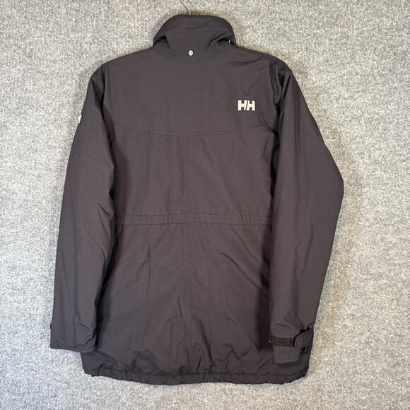 Helly Hansen Jacket Mens Large Black Pockets Full Zip Long Sleeve Winter Ski 176 - Picture 2 of 9